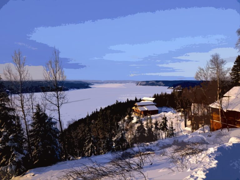 Canada - Saguenay - Hiver - Cap au Leste